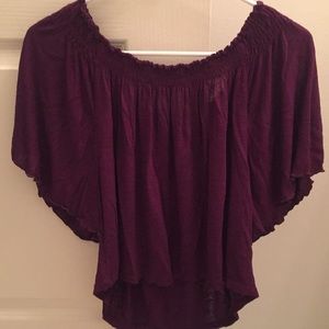 Off the shoulder shirt